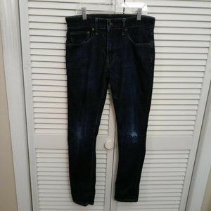 Lucky Brand Mens Jeans Size 28x30 Dark Wash Distressed Skinny